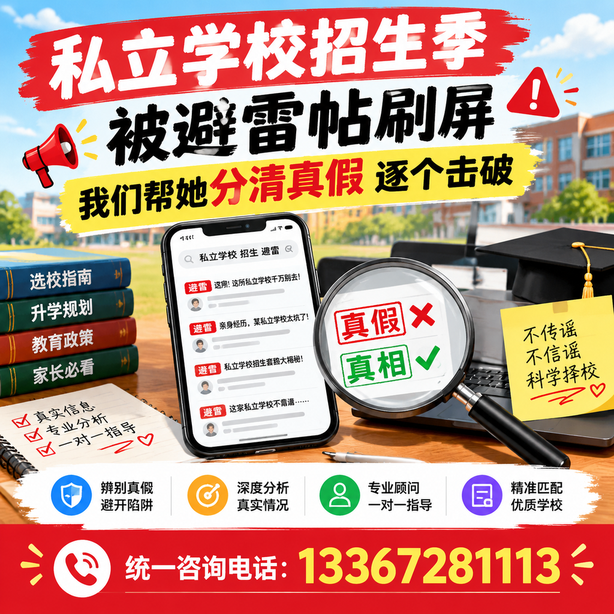 荆州小红书舆情合规处置：私立学校招生季被避雷帖刷屏，我们帮她分清真假逐个击破